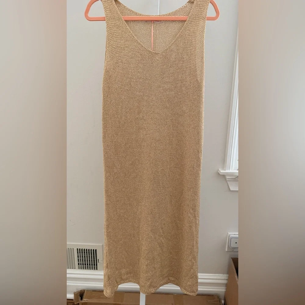 Chic Gold Yunik Size Med - Lg Casual dress brand new - Picture 5 of 7